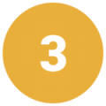Icon Nummer Lernmodul 3